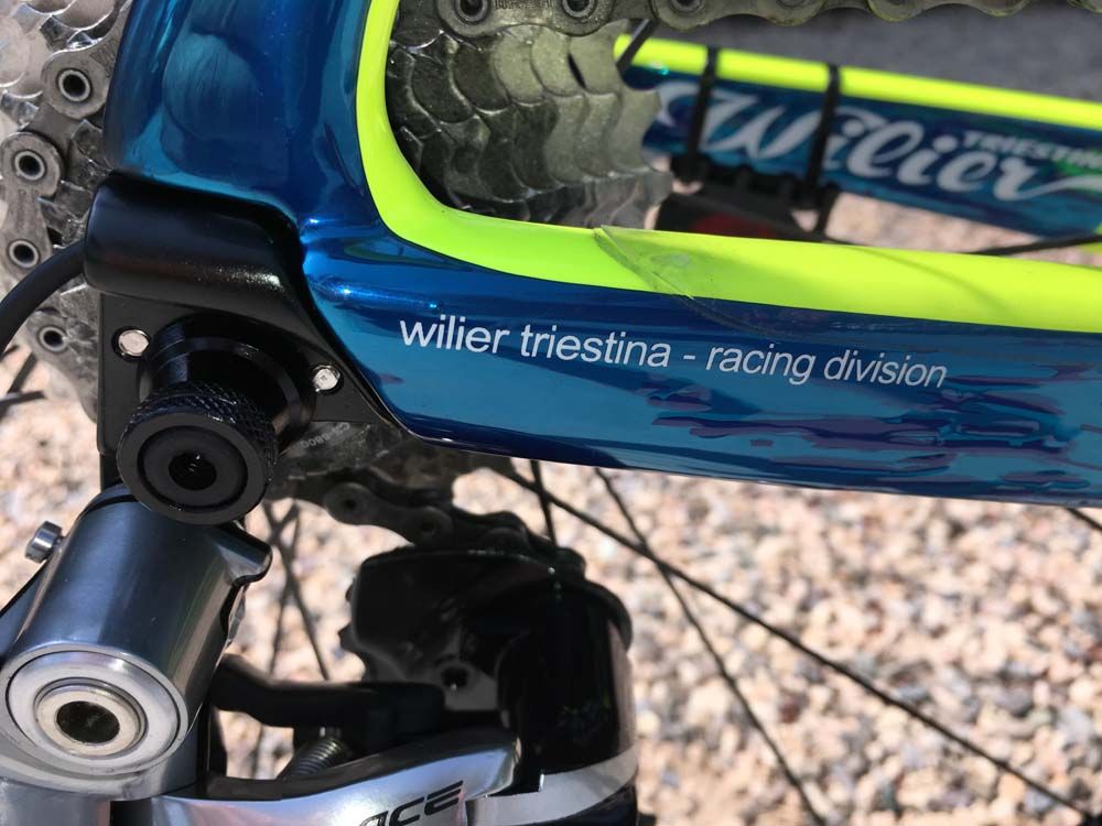 The neat rear gear hanger
