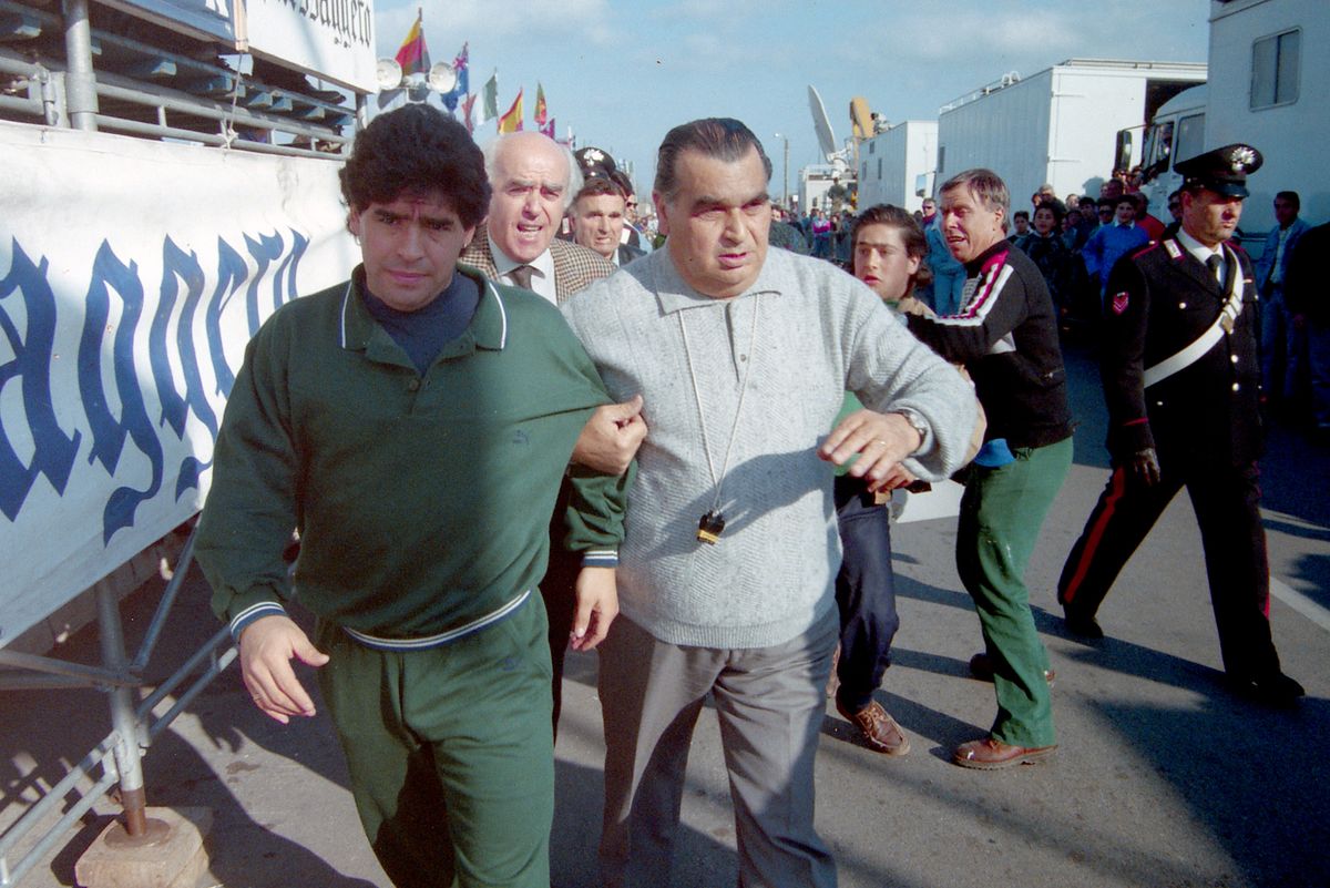 Diego Maradona at Tirreno-Adriatico 1990