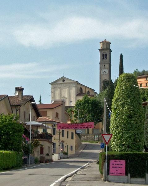 Monfumo, 'a little town in the big race'.