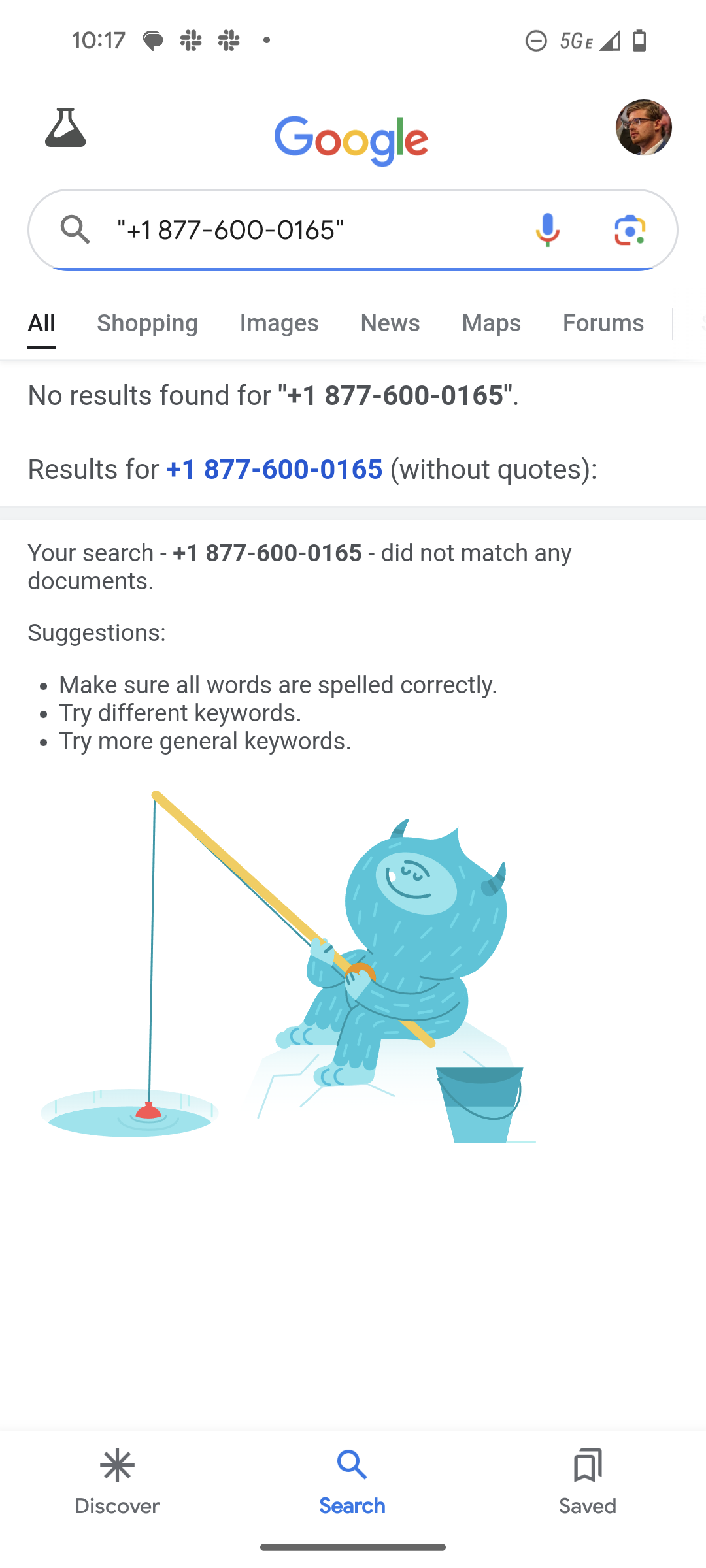 The new Lookup tool in Google Phone.