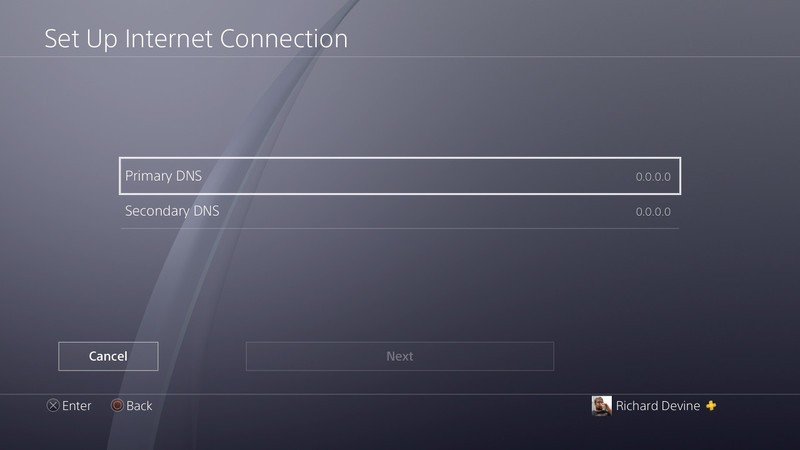 playstation 4 pro dns