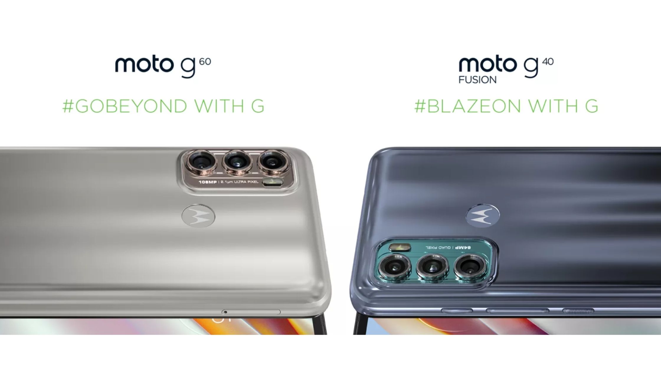 compare moto g40 and g60