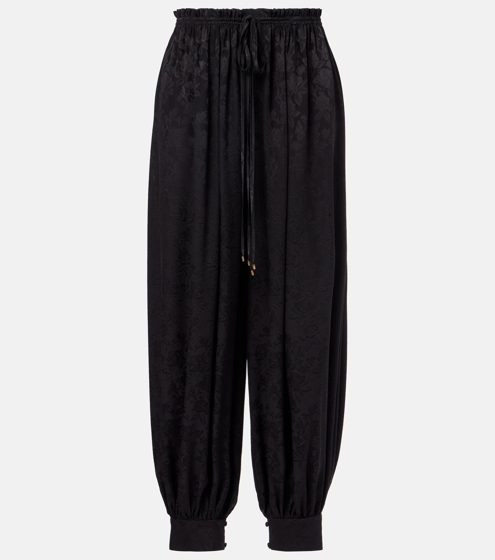 Chloé, Silk Jacquard Wide-Leg Pants