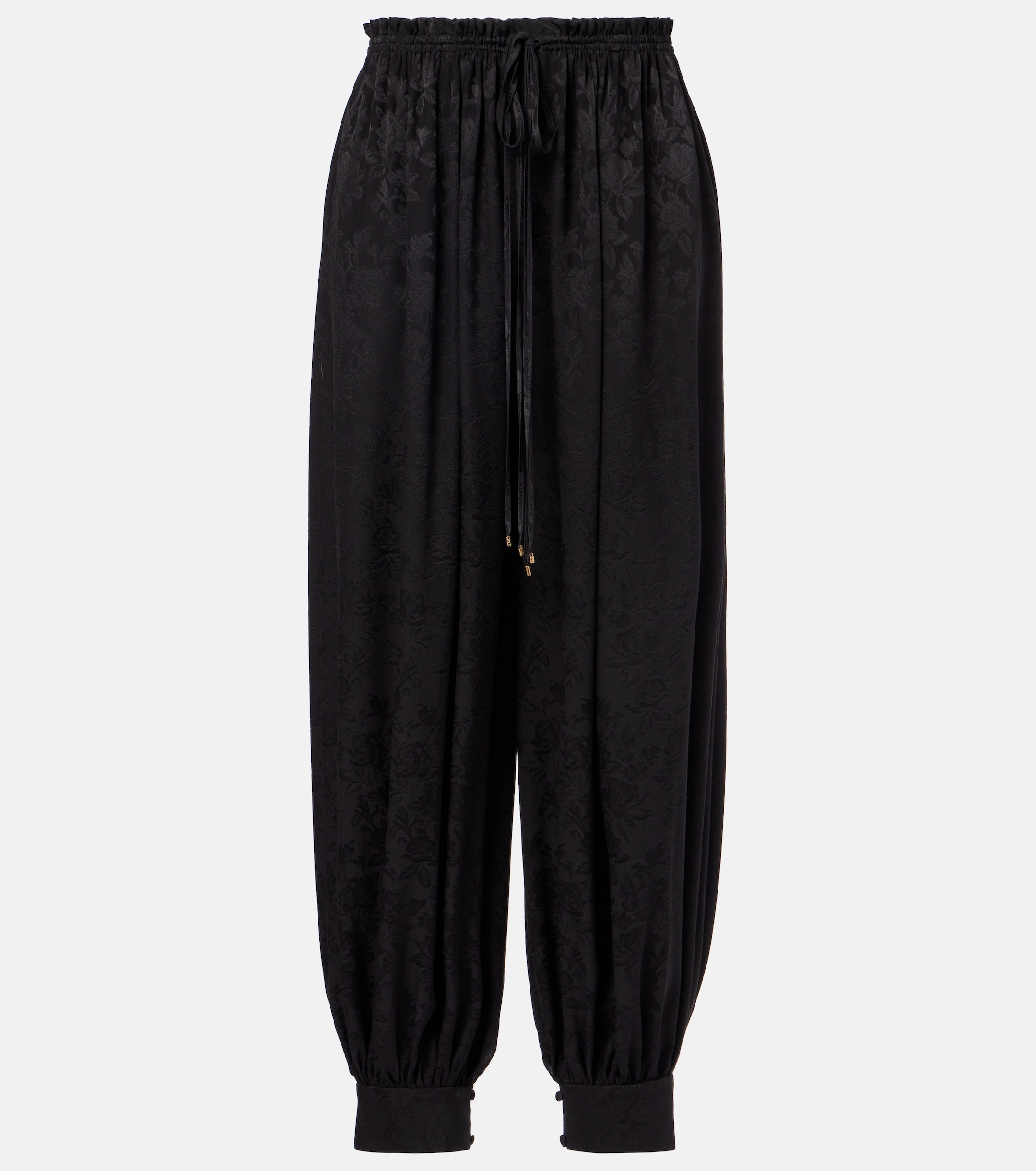 Chloé, Silk Jacquard Wide-Leg Pants
