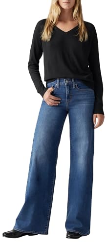 Levi's Women's 318 Shaping Wide Leg Jeans, Clever Girl, 29w X 30l