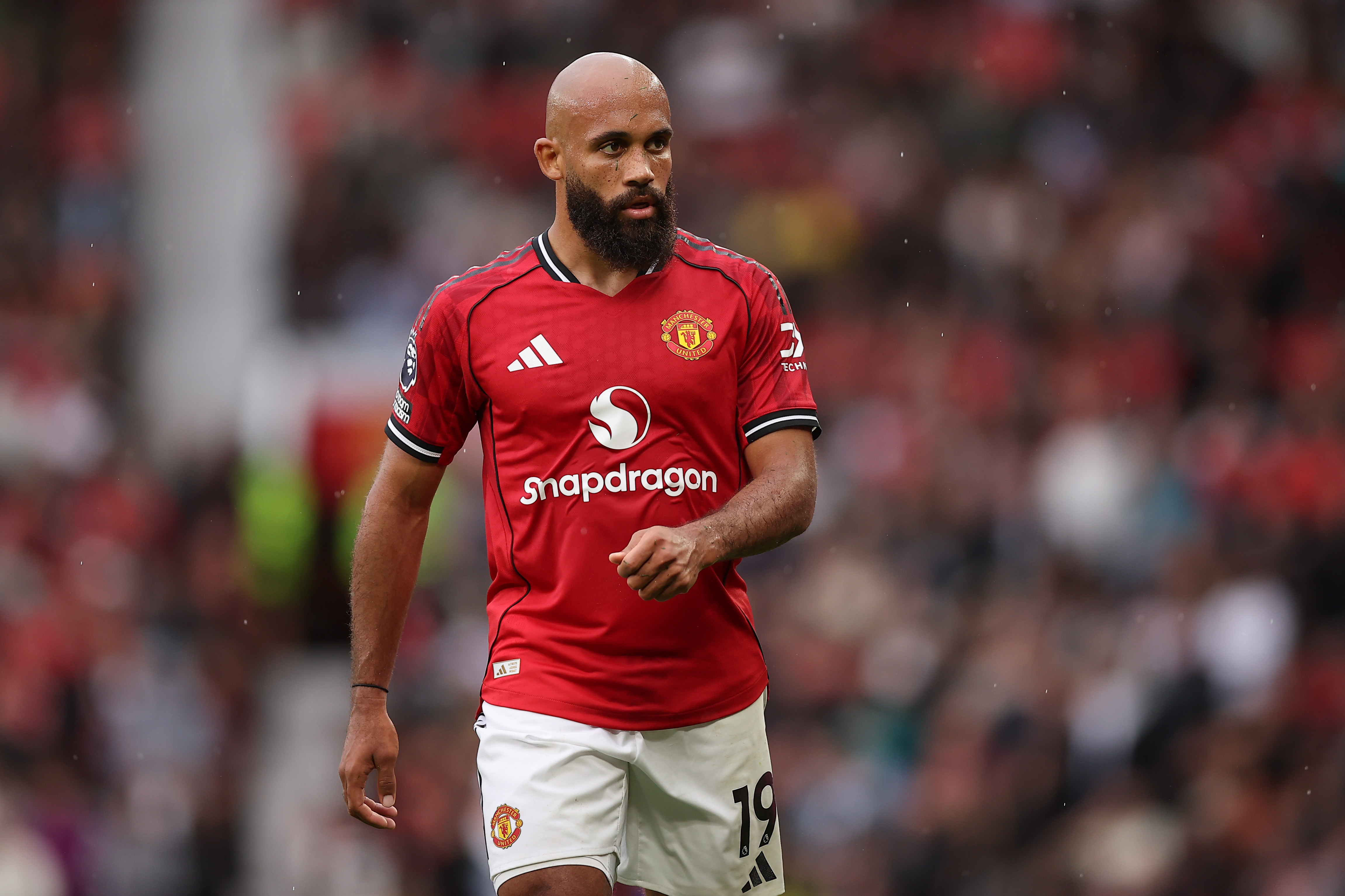 Manchester United forward Bryan Mbeumo scored his first goal at Old Trafford against Burnley