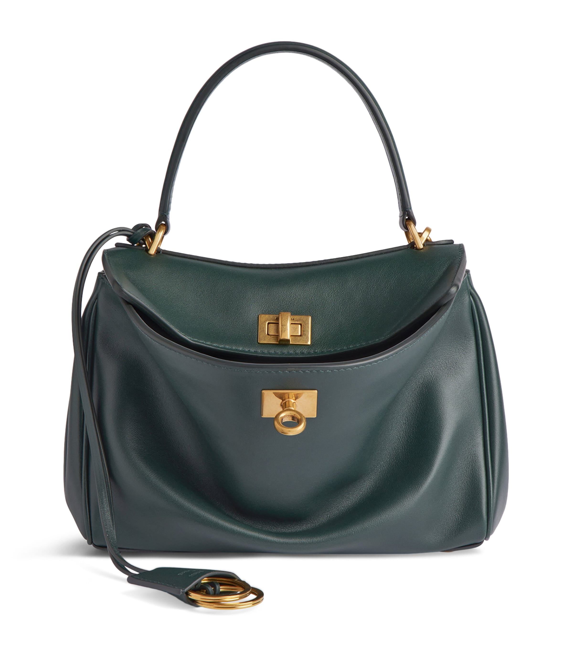 Balenciaga Mini Leather Rodeo Top-Handle Bag