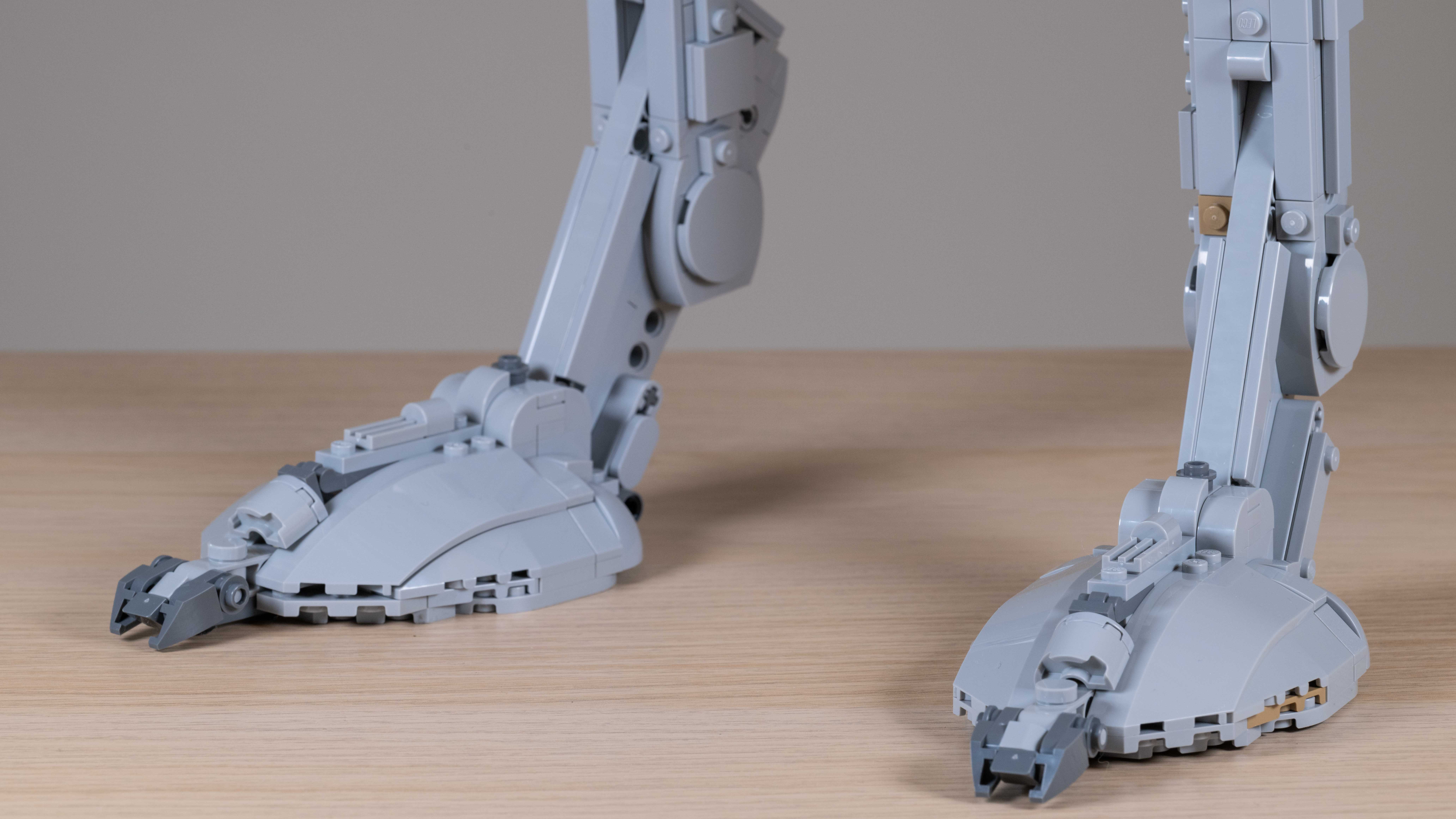 Lego Star Wars AT-ST Walker (75417) on a neutral background