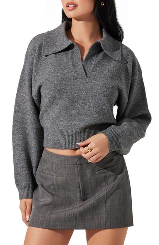 Kurzer Polopullover