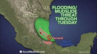 Fernand, flooding, Mexico