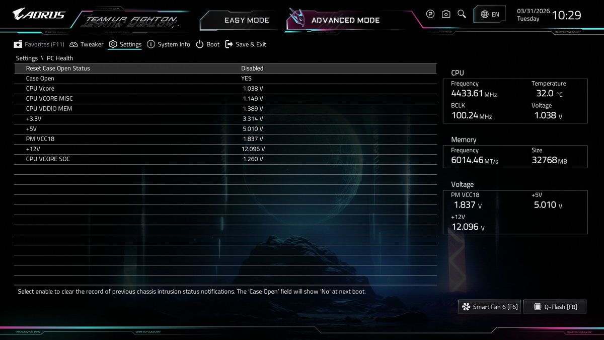 Gigabyte X870E Aorus Xtreme X3D AI Top - BIOS
