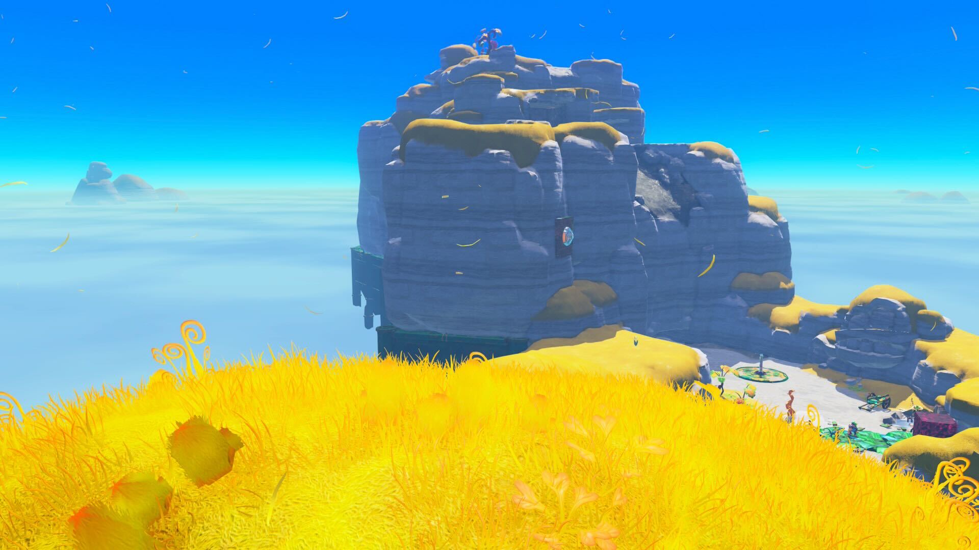 A mountain in Donkey Kong Bananza