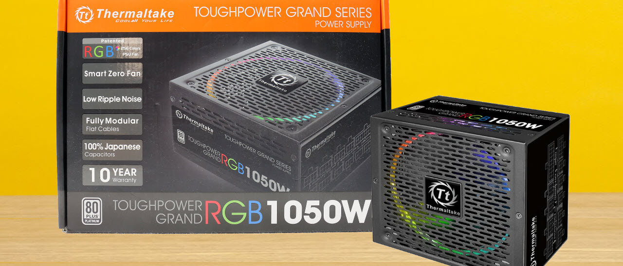 Thermaltake Toughpower Grand RGB 1050W Platinum Power Supply ...