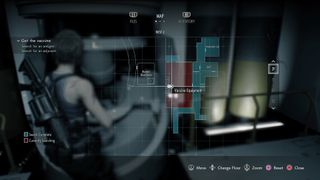 Resident Evil 3 vaccine puzzle room map