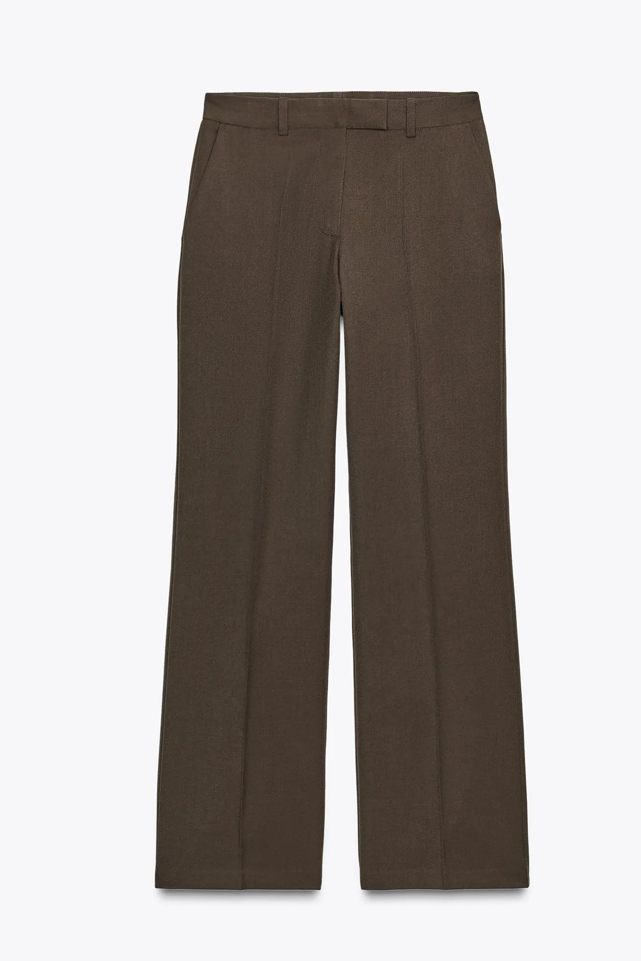 Zara, High-Waisted Straight Leg Pants