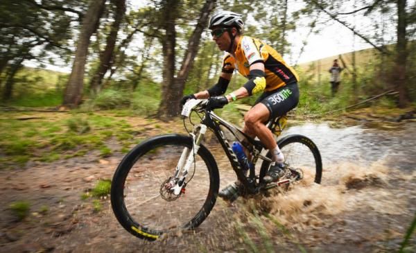 David George has made a complete transition from road racer to mountain bike racer.