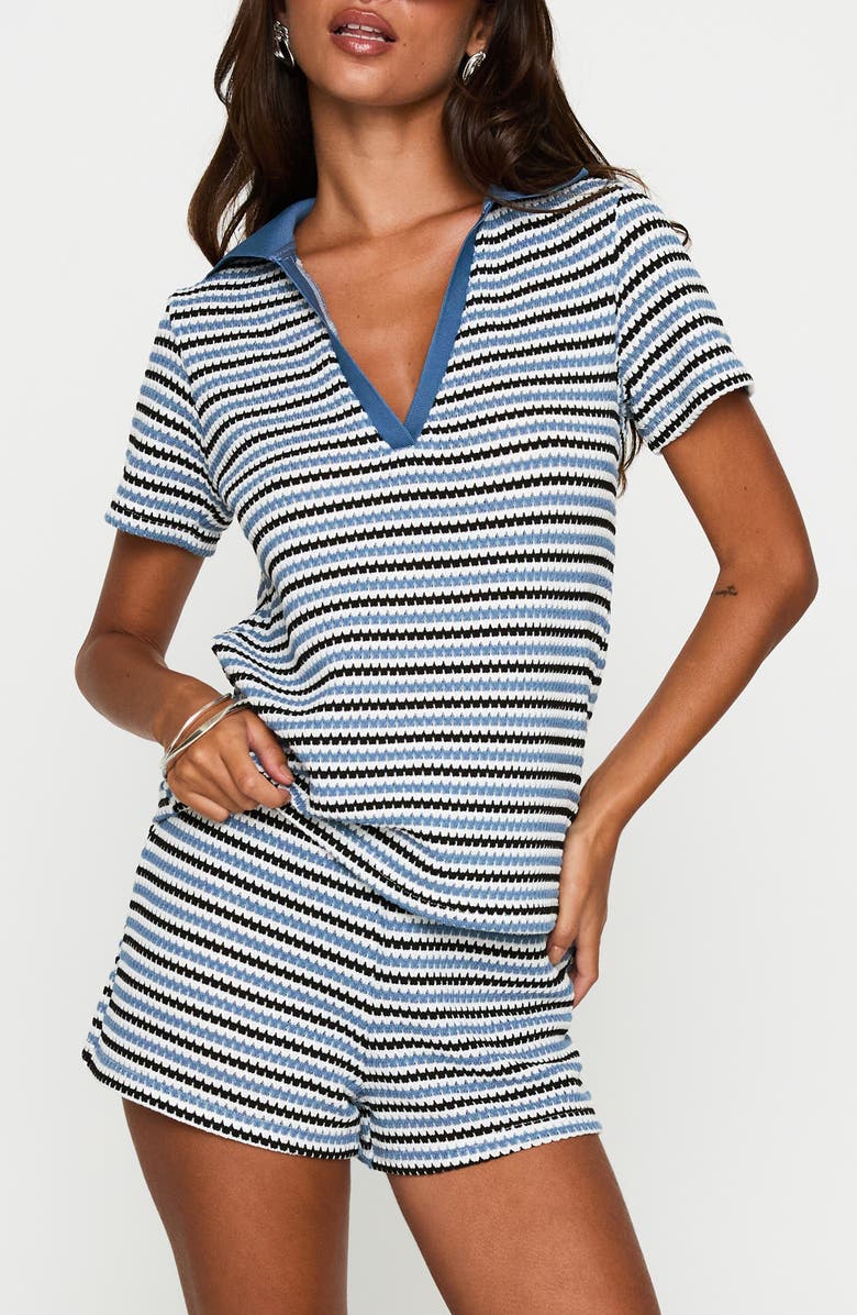 On Vacation Open Stitch Top &amp;amp; Shorts Set
