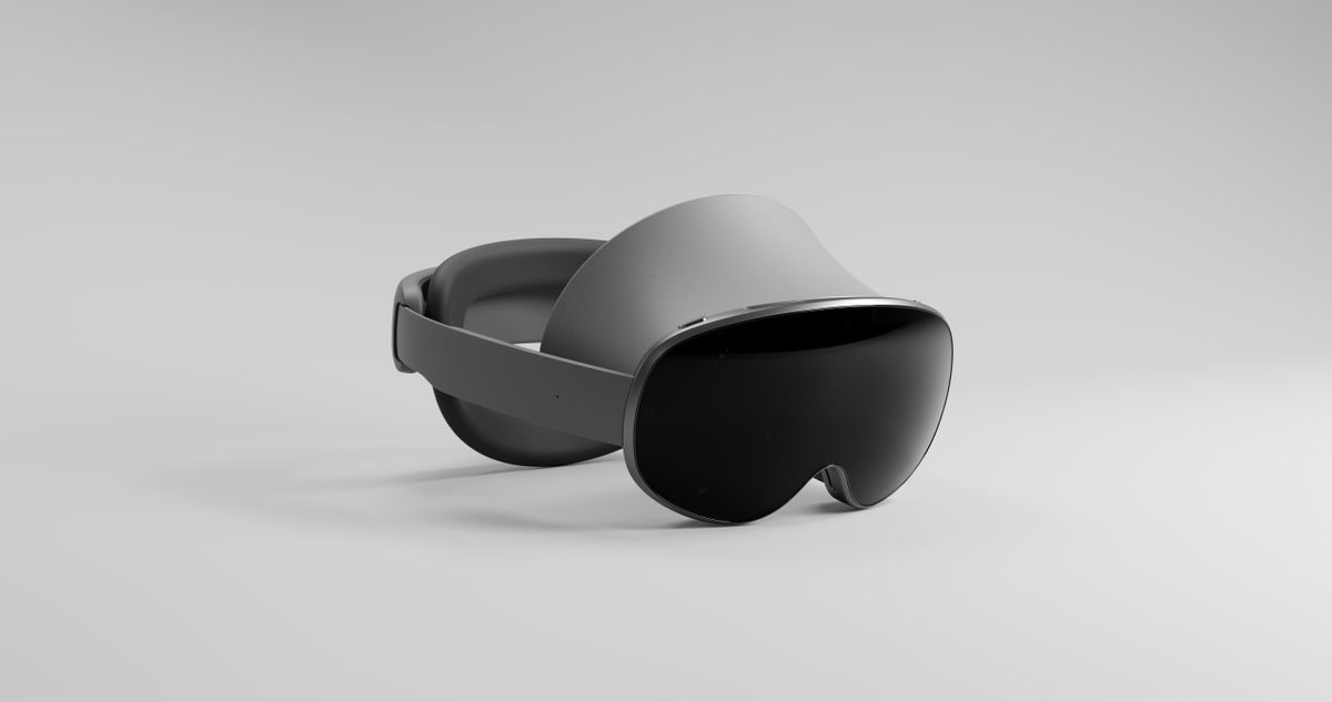 An official product render of Samsung&#039;s Project Moohan VR headset