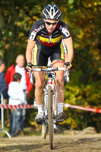 Belgian champion Sanne Cant (Boxx) en route to a 4th place finish.