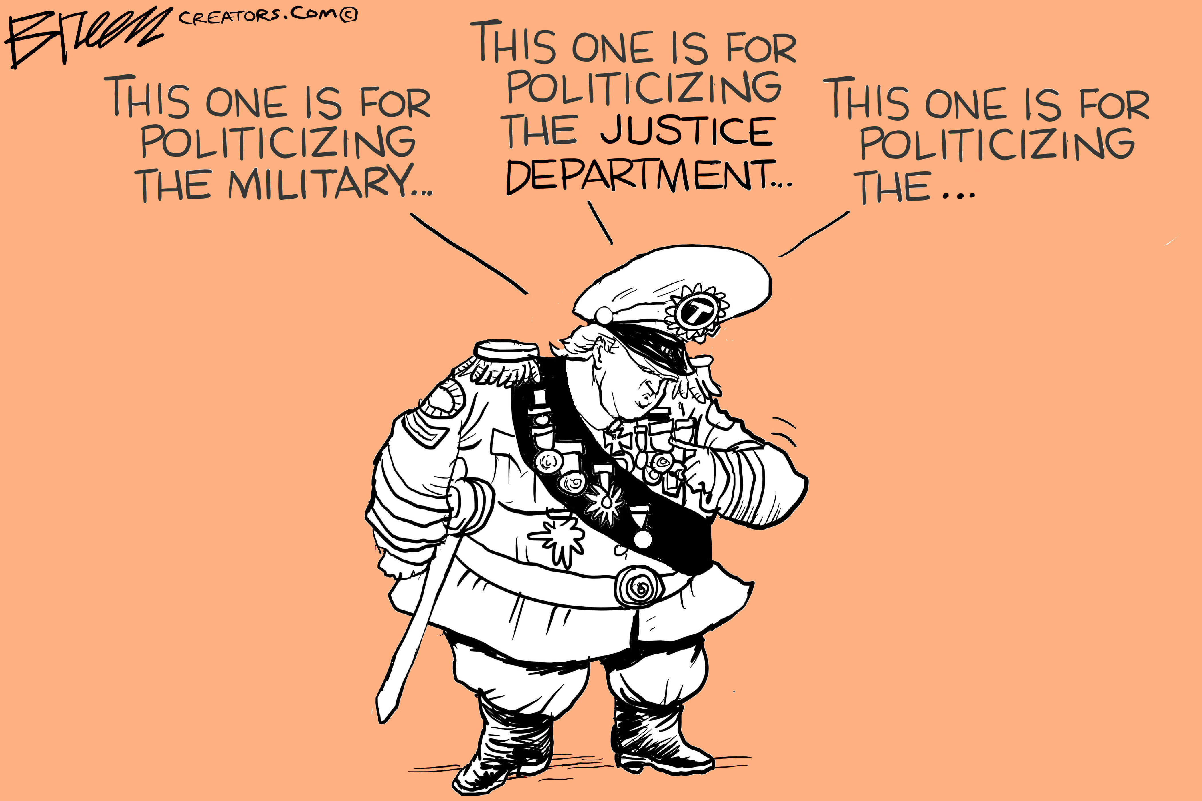 Political cartoon