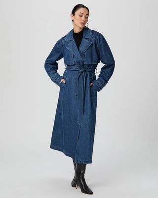 Paige denim trench coat