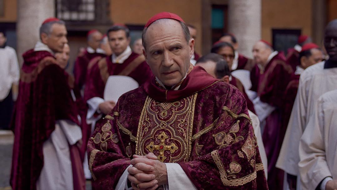 Ralph Fiennes as Cardinal Thomas Lawrence in Conclave 