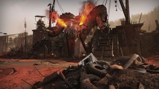 The entrance to a raider settlement