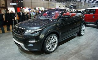 Grey Range Rover