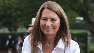 Carole Middleton arrives at All England Lawn Tennis and Croquet Club
