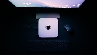 Apple Mac Mini M1 computer.