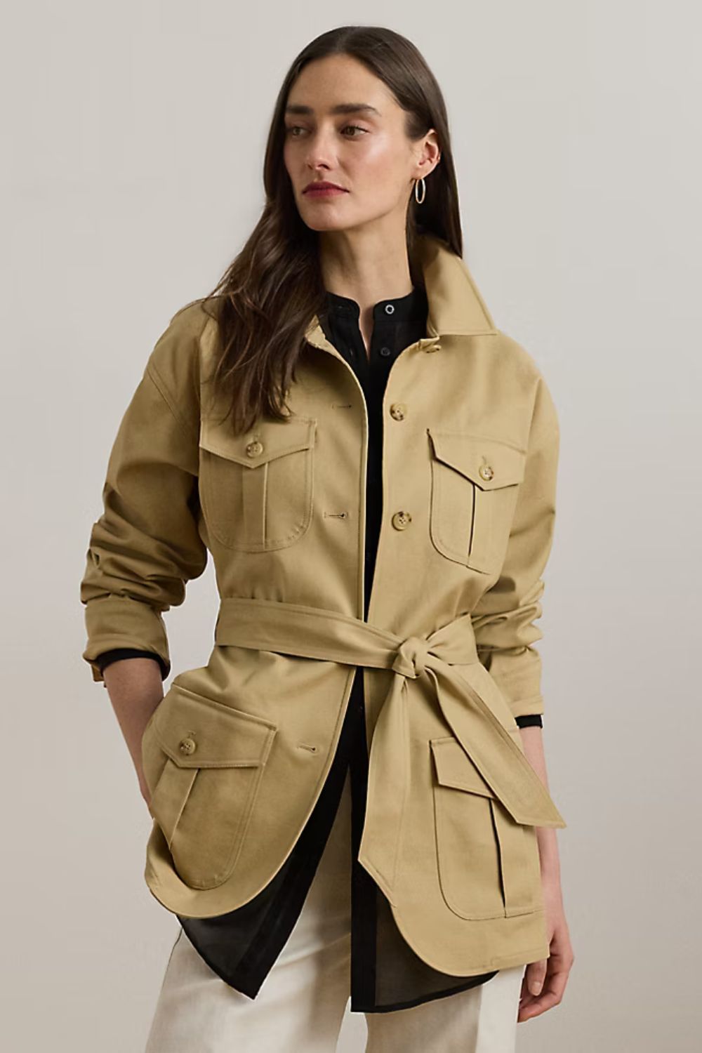 Ralph Lauren Double-Faced Stretch Cotton Field Jacket