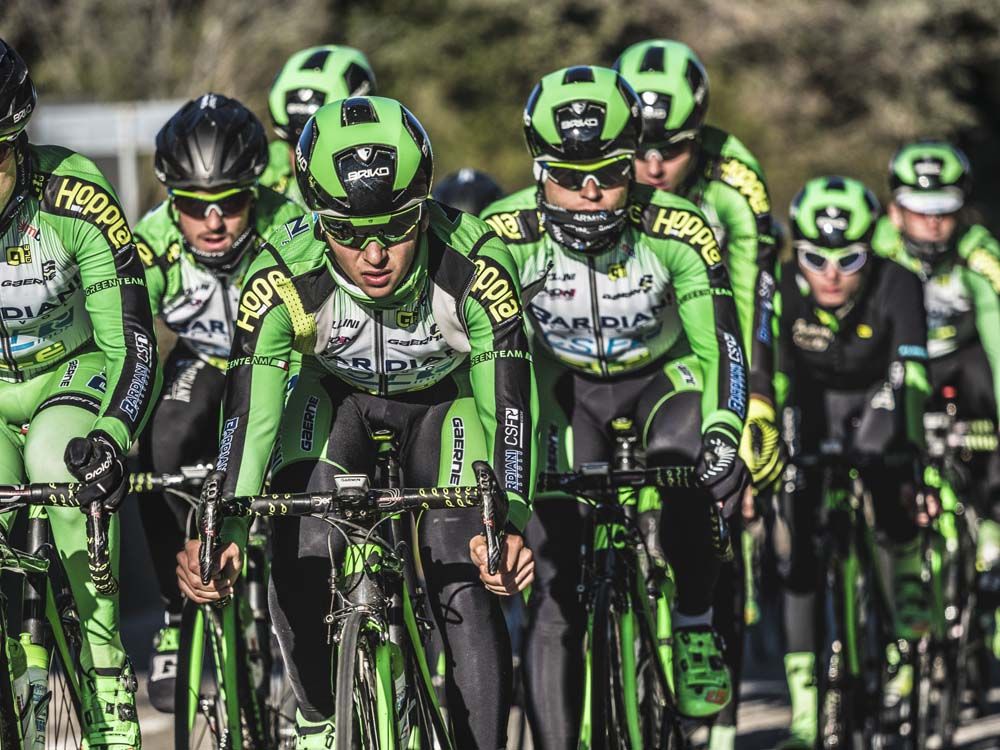 The Bardiani-CSF trained in Tuscany during the pre-season