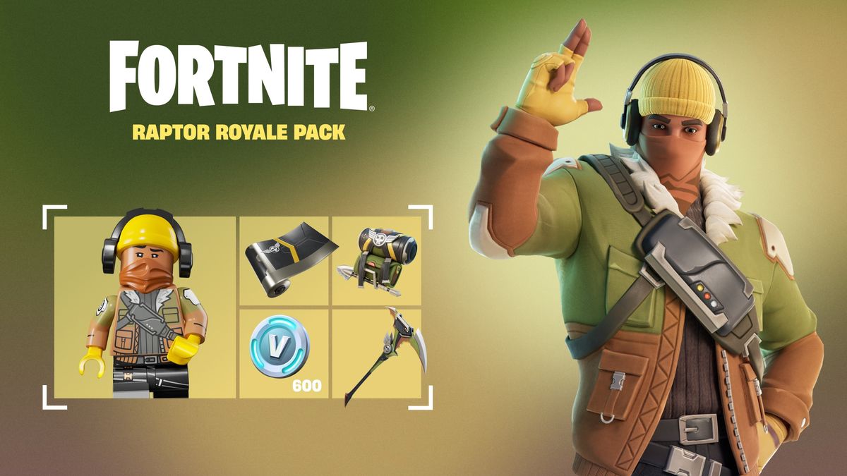 Fortnite Starter Pack - Raptor Royale