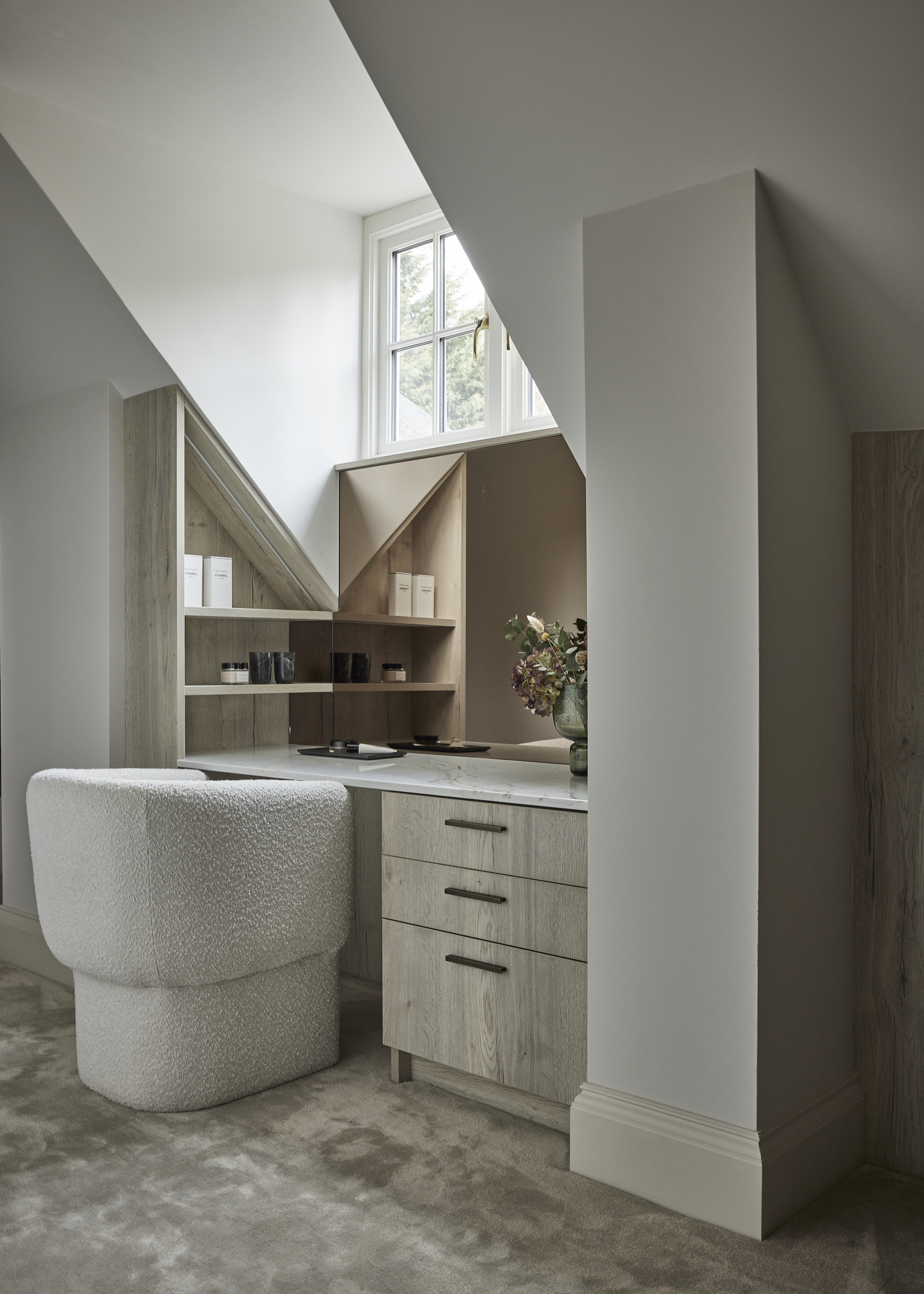 loft conversion with dressing table