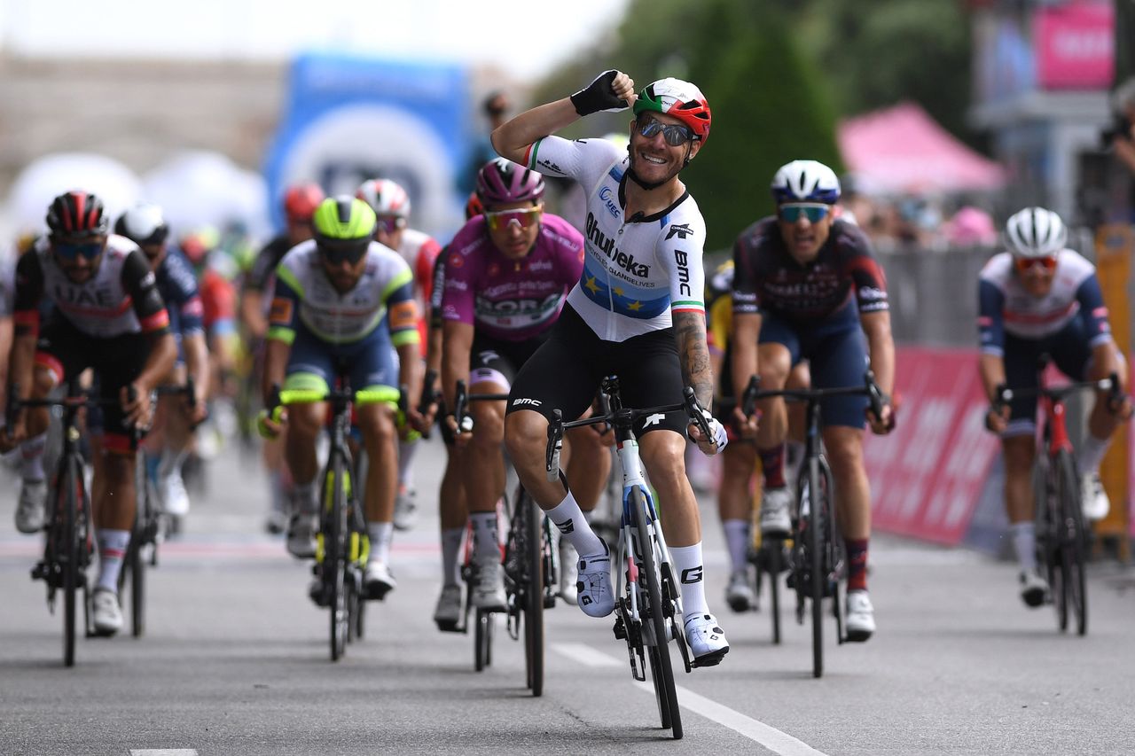 Giacomo Nizzolo wins stage 13 of the Giro d&#039;Italia 2021