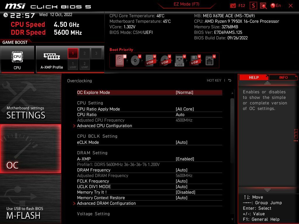 MSI MEG X670E Ace