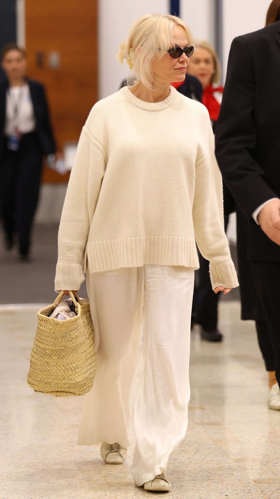 Pamela Anderson arrives in Sydney ahead of her &amp;lsquo;In Conversation&amp;rsquo; speaking tour 13/04/2026