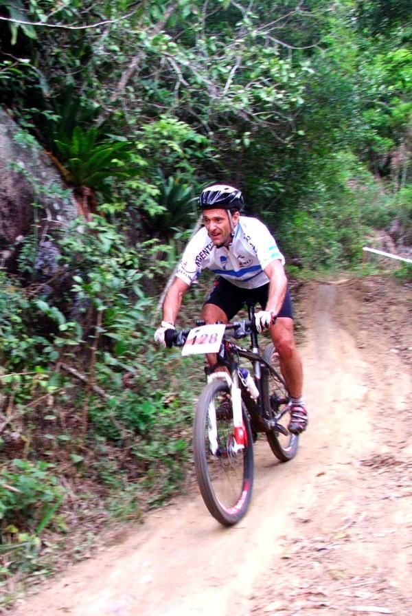 Carlo Manfredi Zaglio (Italy) has a clear and open track in front of him.