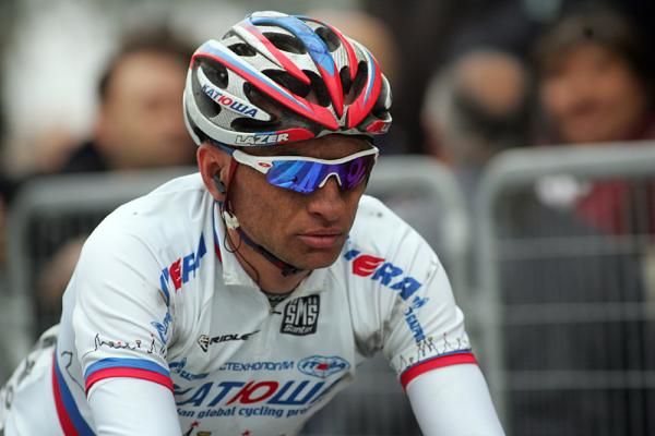 Serguei Ivanov (Katusha) after the finish.