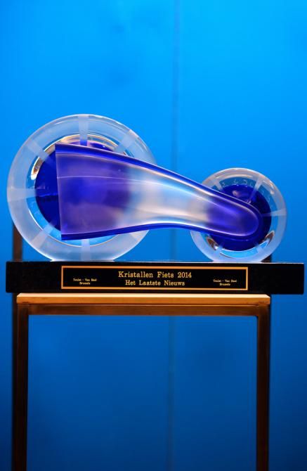 The 2014 Kristallen Fiets trophy