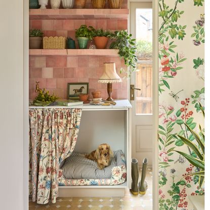 pink pet pantry room