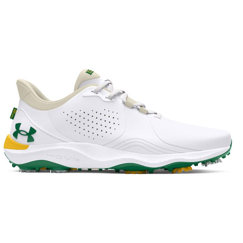 The Under Armour UA Drive Pro Patrons Golf Shoes on a white background