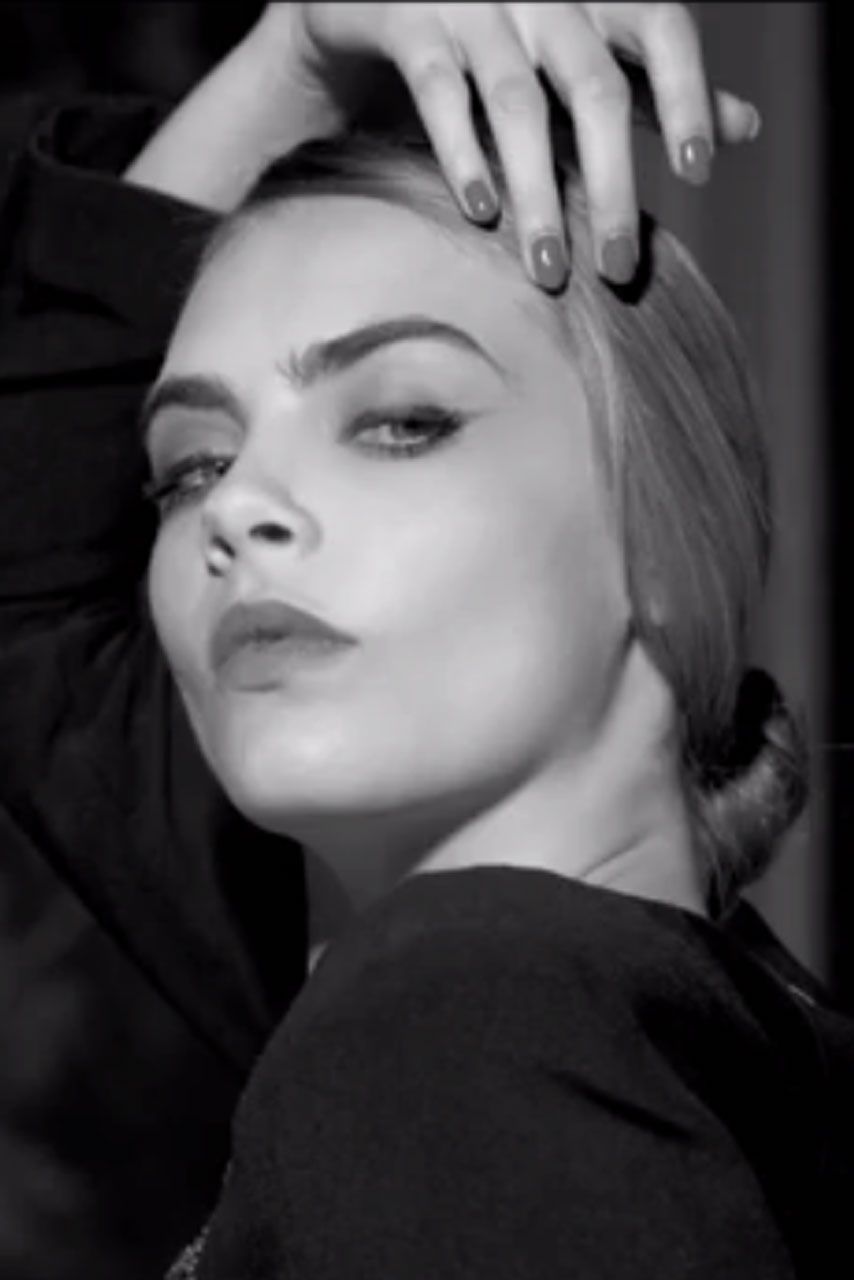 Cara Delevingne ysl baby doll mascara ad