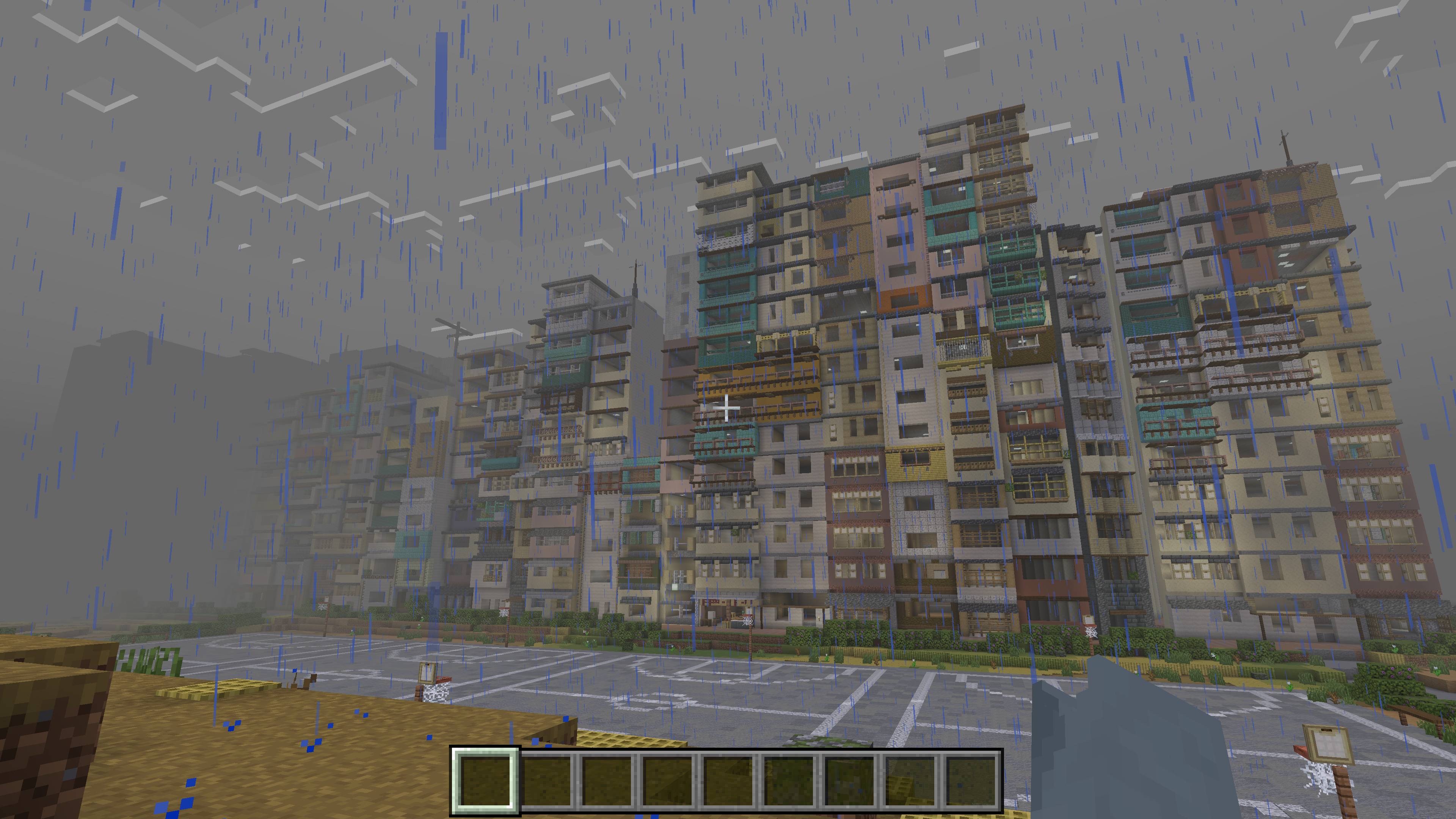 Kowloon Walled City recreated in Minecraft