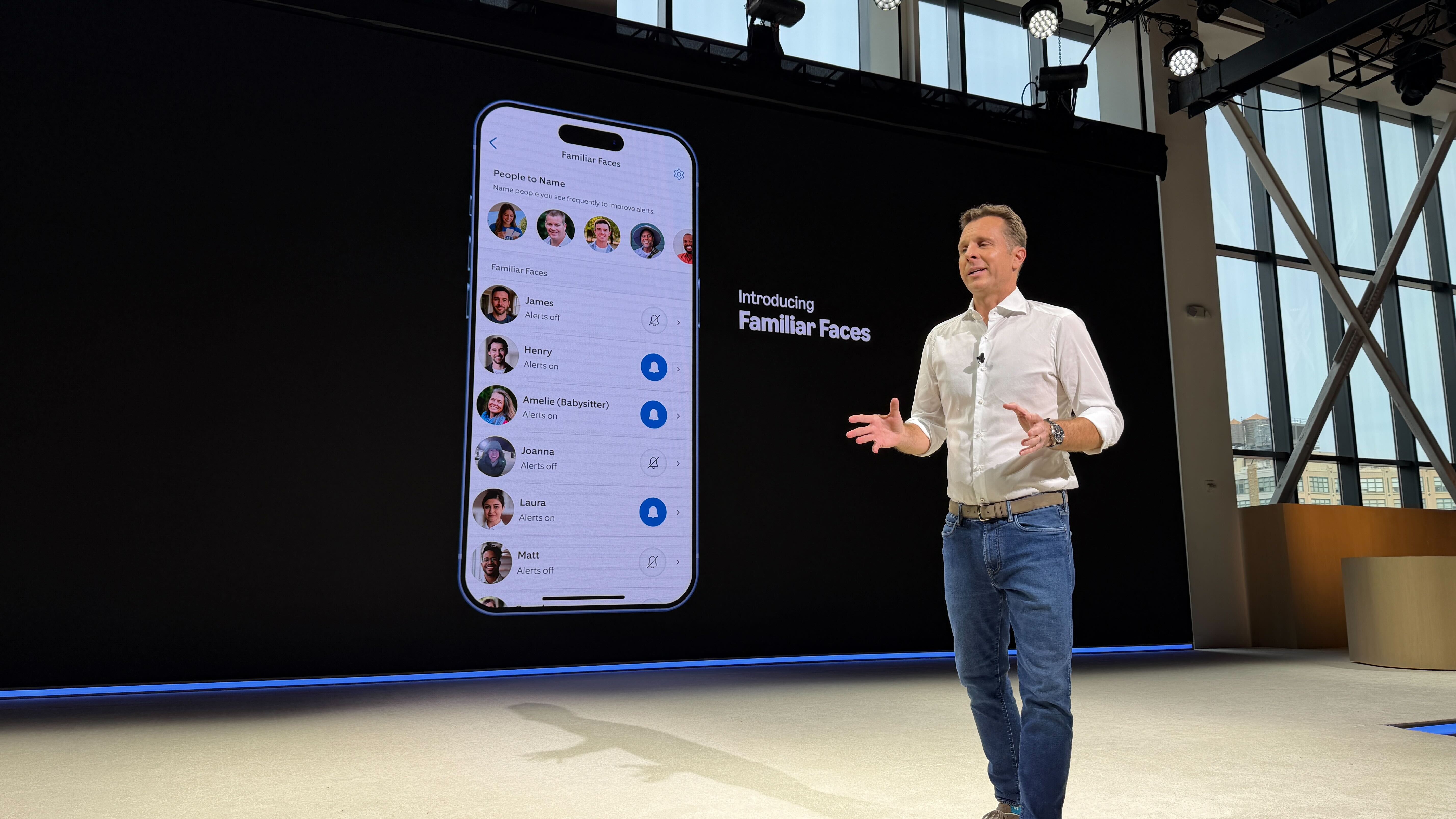 Amazon announcing the new Familiar Faces feature for Ring cameras