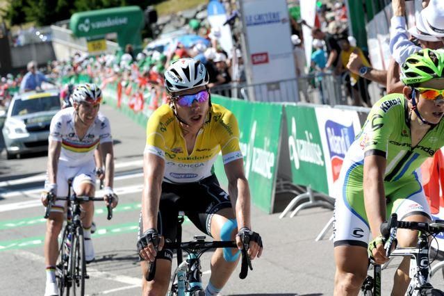 Tony Martin (Omega Pharma-QuickStep) went deep to stay in yellow