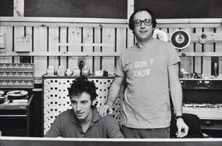 Bruce Springsteen and Producer Jon Landau at The Power Station for The River Sessions