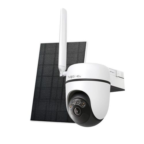 2k Solar-Powered Pan Tilt 4G LTE Security Camera Kit