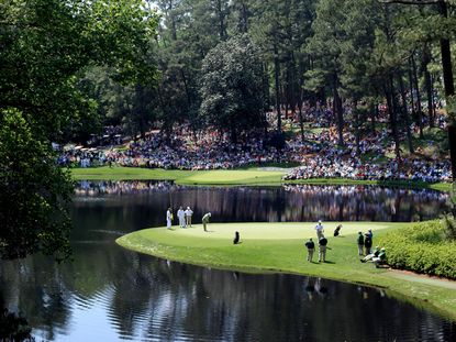 A view of Augusta's par 3 course