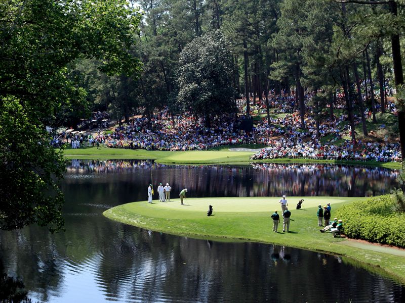 A view of Augusta&#039;s par 3 course